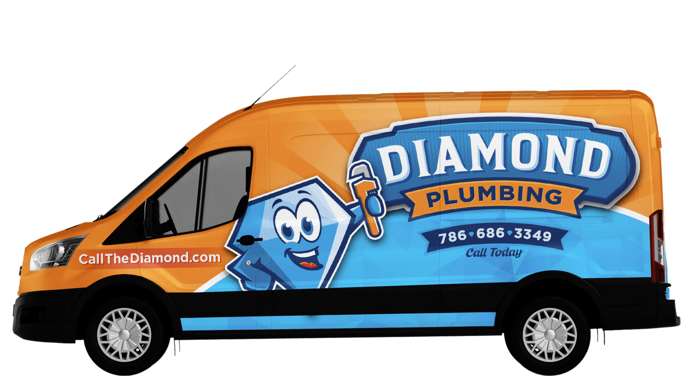 The Diamond Plumbing branded service van